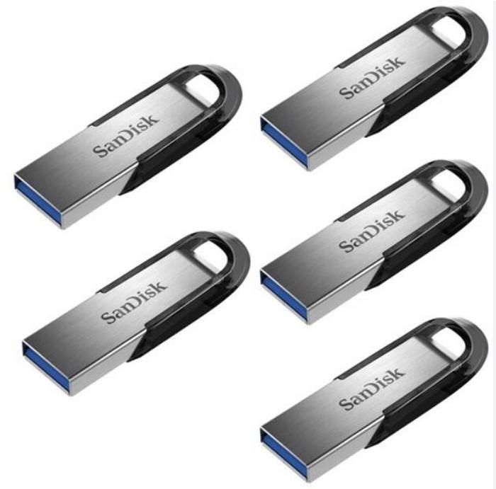 5pcs SanDisk Ultra Flair 128 Go Clé USB 3.0 dotée dun corps épuré en métal 150 Mo/s - Noire 5pcs SanDisk Ultra Flair 128 Go Clé USB 3.0 dotée dun corps épuré en métal 150 Mo/s - Noire