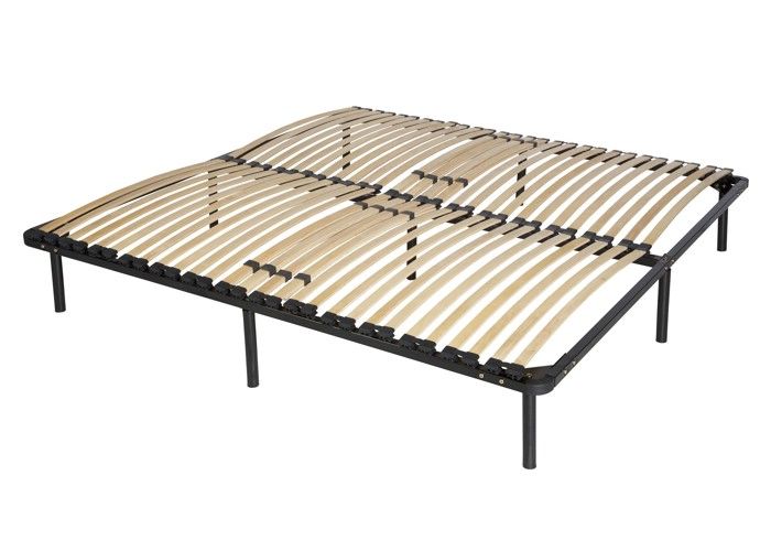 Sommier Metal 80x190 cm avec Lattes et Pieds - Solide et Confortable - CADRE A LATTE JEAN MARC Sommier Metal 80x190 cm avec Lattes et Pieds - Solide et Confortable - CADRE A LATTE JEAN MARC
