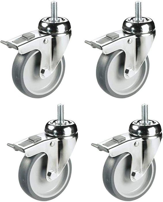 Roues De Dégommage Pneumatiques 4 Pouces – Lot De 2, Pour Perceuse, Enlève Colle Et Autocollants