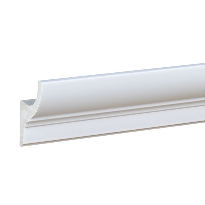 PROVISTON Plinthe 10 X 70 X 2000 Mm MDF Prépeinte Plinthe Arrondie Lot De 5 92316693