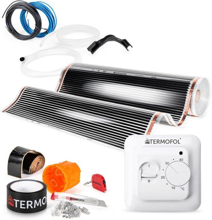 Chauffage Au Sol électrique Mi-Heat – Tapis Mince 17mm, 150W/m², 14m² – Neuf