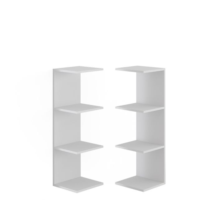 Étagère murale Paolo 30x95cm Lot de 2 Blanc Vicco 52091 Étagère murale Paolo 30x95cm Lot de 2 Blanc Vicco 52091