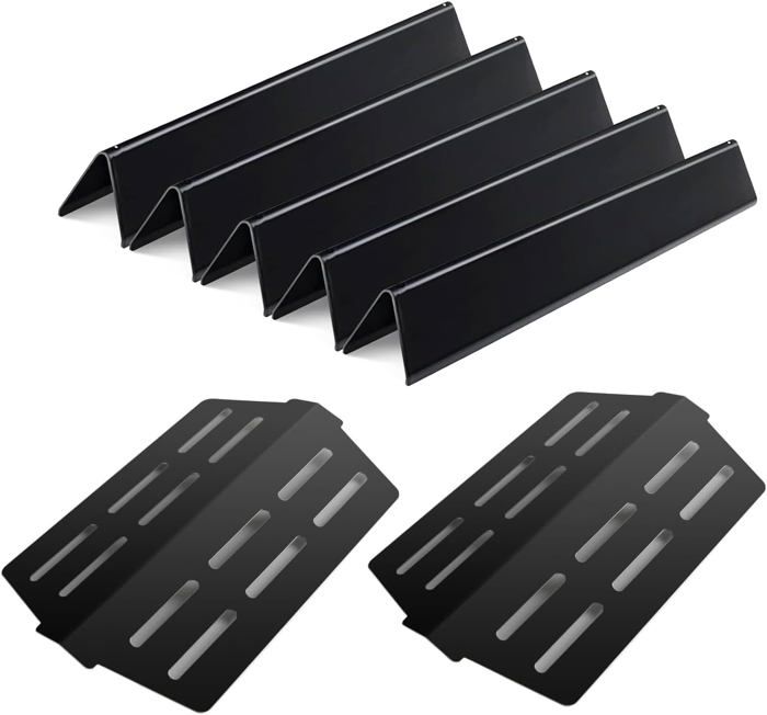 Brûleur De Rechange Pour Barbecue Weber Q300 Q320 Q3000 Q3200 - 56 Cm En Acier Inoxydable 304 - Kit Complet Avec Boulons - 9