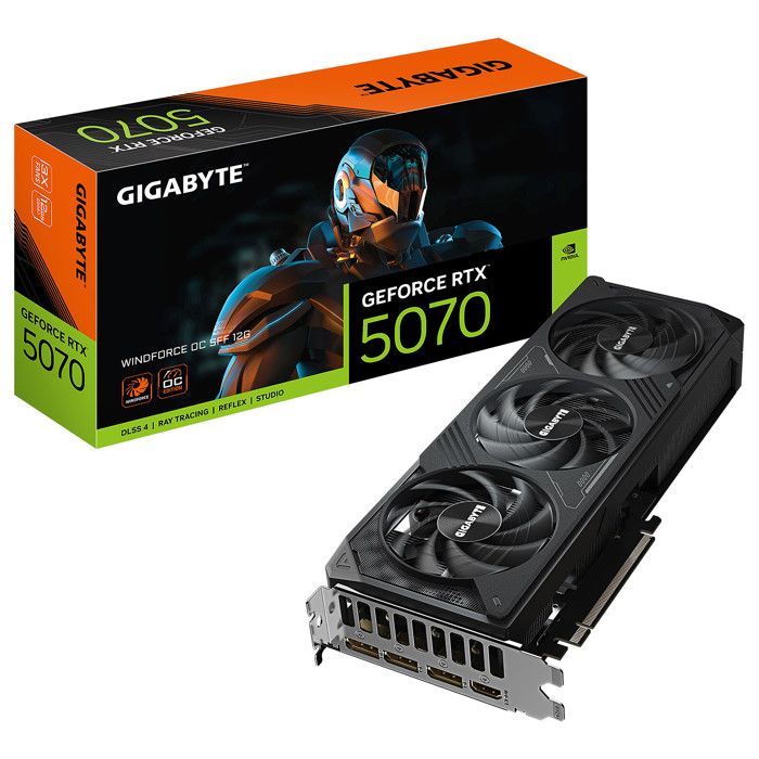 Carte graphique - GIGABYTE - GeForce RTX 5070 WINDFORCE SFF 12G