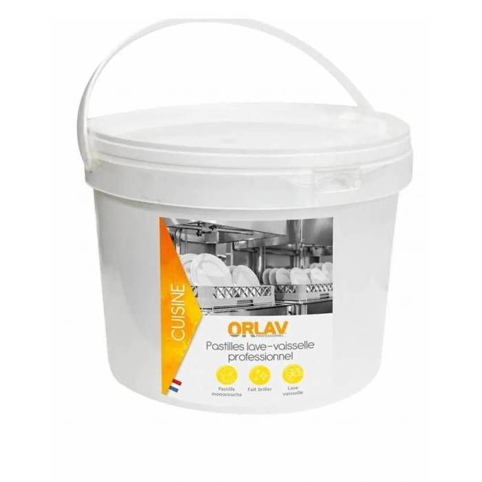ORLAV - Pastilles lave-vaisselle professionnelle - x250 pastilles