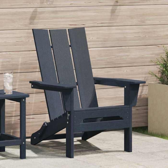 vidaXL Chaise Adirondack pliable 74 5x80 5x90 cm HDPE - vue 5