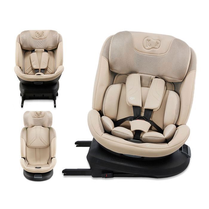 Siège Auto Kinderkraft XPEDITION 3 i-Size ISOFIX 360° Pivotant RWF/FWF 40-150 cm Beige