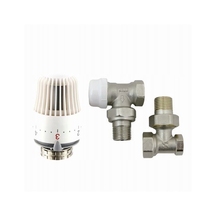 Kit Radiateur KIT DE RADIATEUR D'ANGLE THERMOSTATIQUE 1/2 POUCE T-03 - Cdiscount ...
