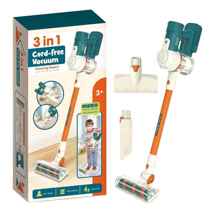 Aspirateur Jouet En Bois Pour Enfants ASPIRALOOM - Avec 6 Accessoires Magnétiques, À Partir De 2 Ans - 7