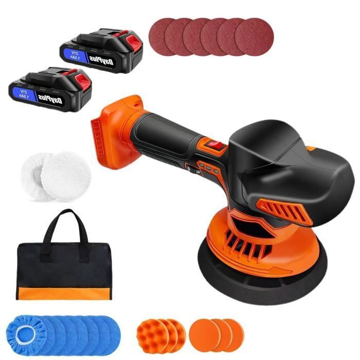 kit de tampons et polisseurs de voiture 6 pouces 6