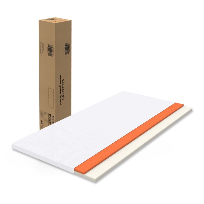 Matelas - OEM - 140x200 cm - Mousse QX - Housse amovible - Certifié Oeko-TEX