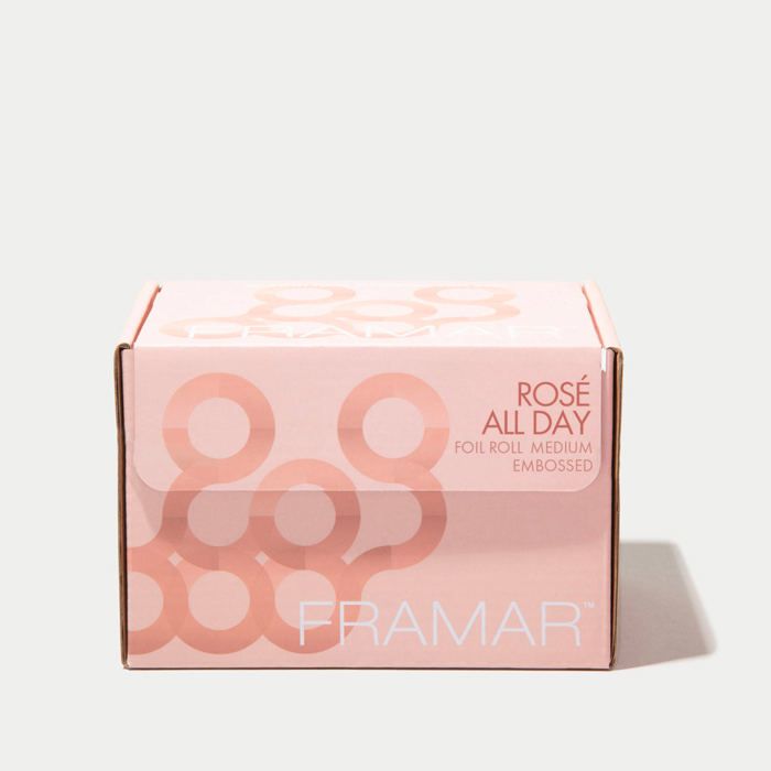 Framar - Alu Gaufré Rose 10cmx100mètres