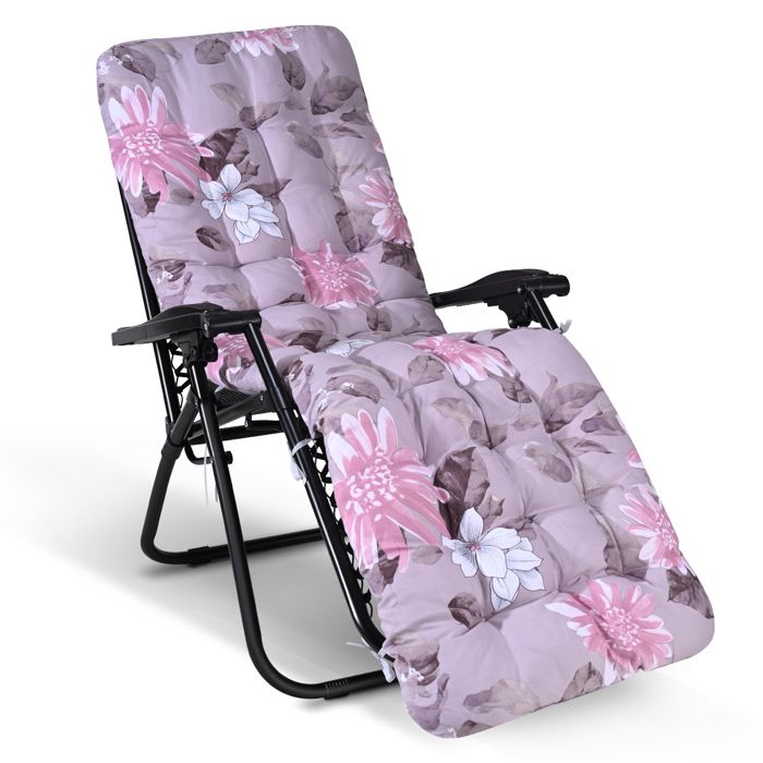 Coussin de Chaise Longue Coussin de Chaise Longue Bain de Soleil Matelas Coussin pour Bain de Soleil 170x53x8cm 02