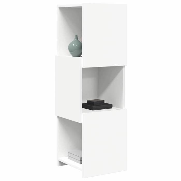 En soldes - Meuble dangle Cabinet de Rangement - Étagère revues lectures 30 5x30x95cm - Bois dingénierie 8_5797970