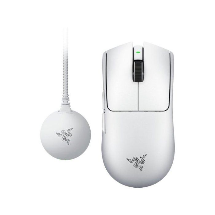 Ratón Razer Viper V4 Pro Inalámbrico 50000 DPI Blanco 8000Hz 6 Botones