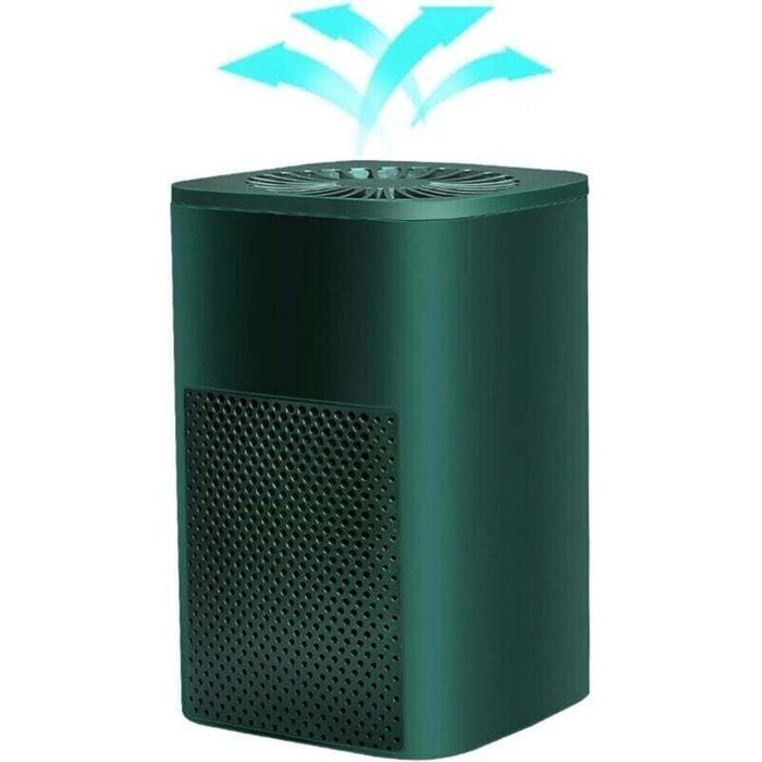 Purificateur dair ionique pour chambre à coucher purificateur dair avec filtre élimine efficacement la poussière la fumée d...