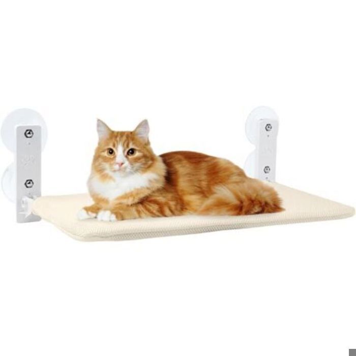 Hamac pour Chat - LON® - Fenêtre Réversible - 52x30 cm - Jusquà 18 kg