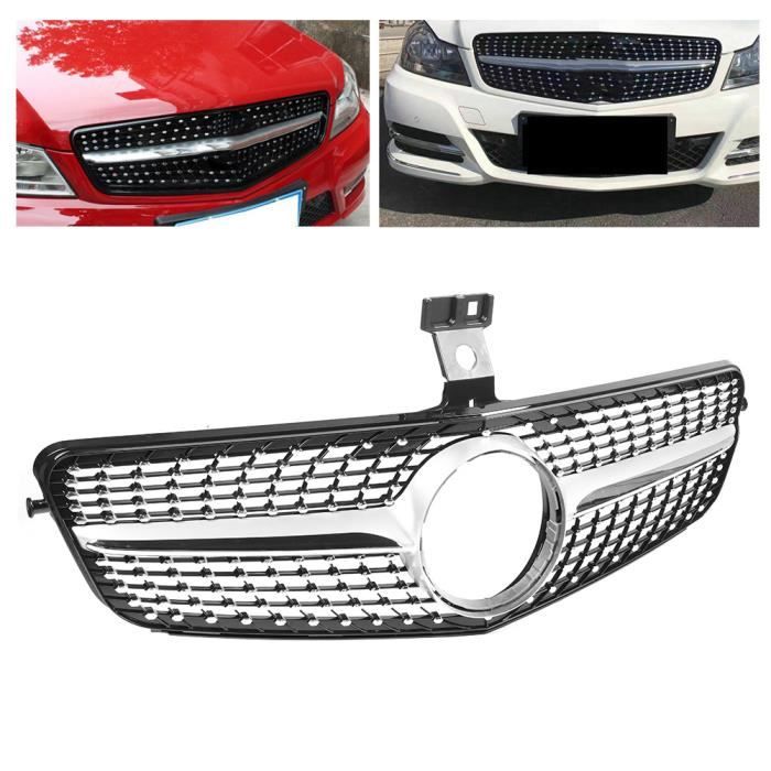 Grille Maille Nid D'Abeille Aluminium 100x33cm Universelle - Look Racing Noir Mat 6x12mm