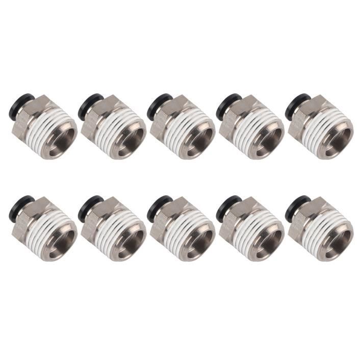 Lot De 2 Raccords Pneumatiques 6mm Vers 4mm - IQS Push-in - Pour Air Comprimé Et Eau