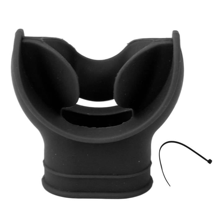 Embout Buccal De Plongée Sur Mesure En Silicone - Confortable, Personnalisable Et Sans Tuba (Noir)