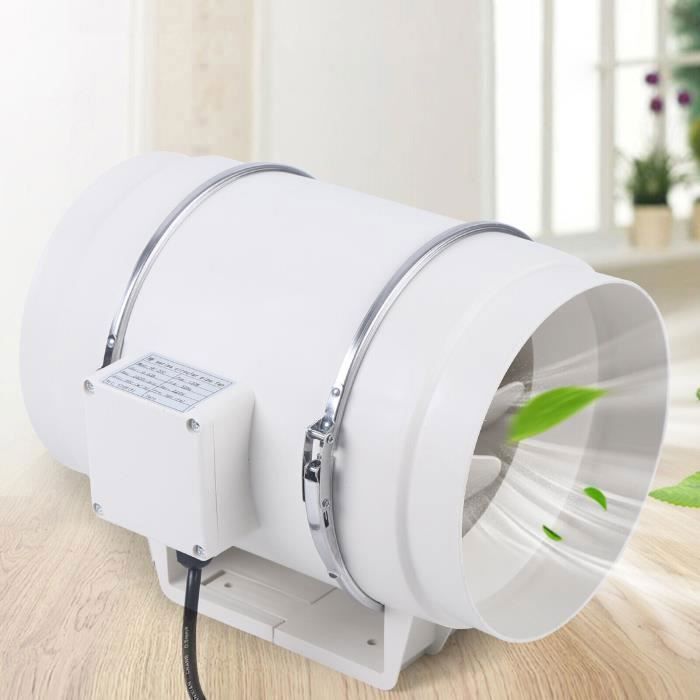 Ventilateur Tubulaire - Ventilateur de Conduite -Ventilateur de Ventilation dÉchappement à Faible Bruit Pour Ventilation - Oukaning