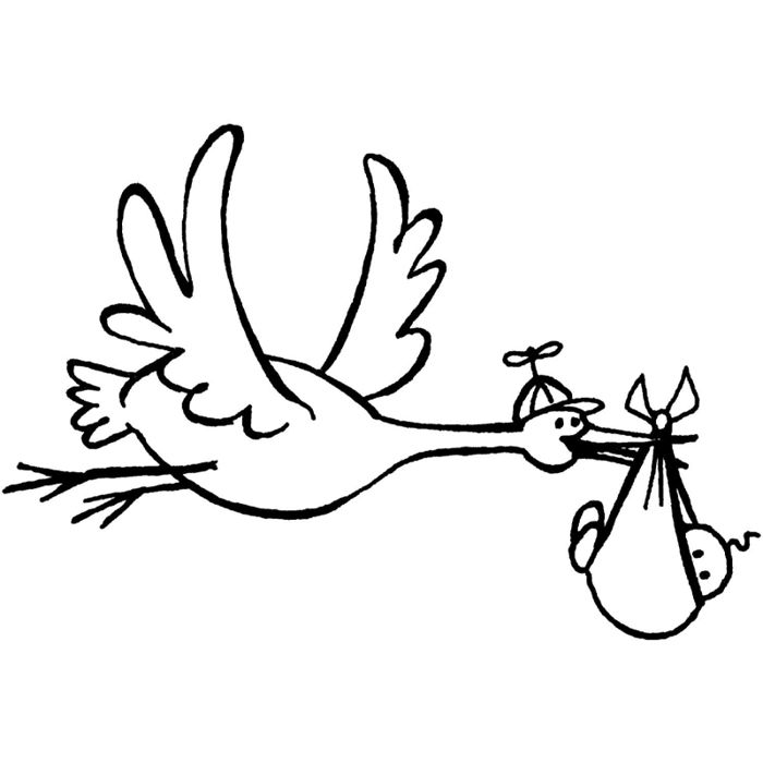 Tampon Cigogne Et Bebe Psx Cdiscount Beaux Arts Et Loisirs Creatifs