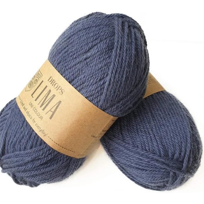 Fil Drops Lima – Laine Et Alpaga – Pour Tricot Et Crochet – Doux Et Chaud – Couleur Beige Naturelle