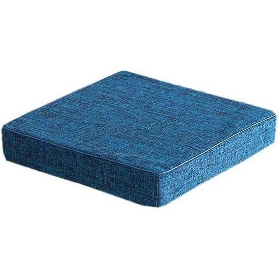 Coussin Siège Carré Solide Touffeté Épais, Coussins Siège Pour Chaise Salle À Manger Pour Yoga