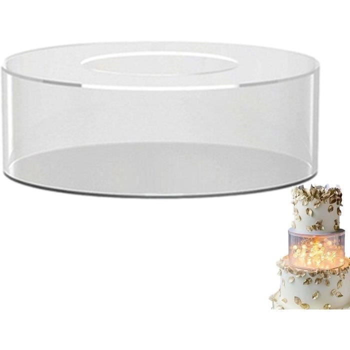 Gâteau Présentoir Cylindre Stand Rond Décoratif Gâteau Plateau