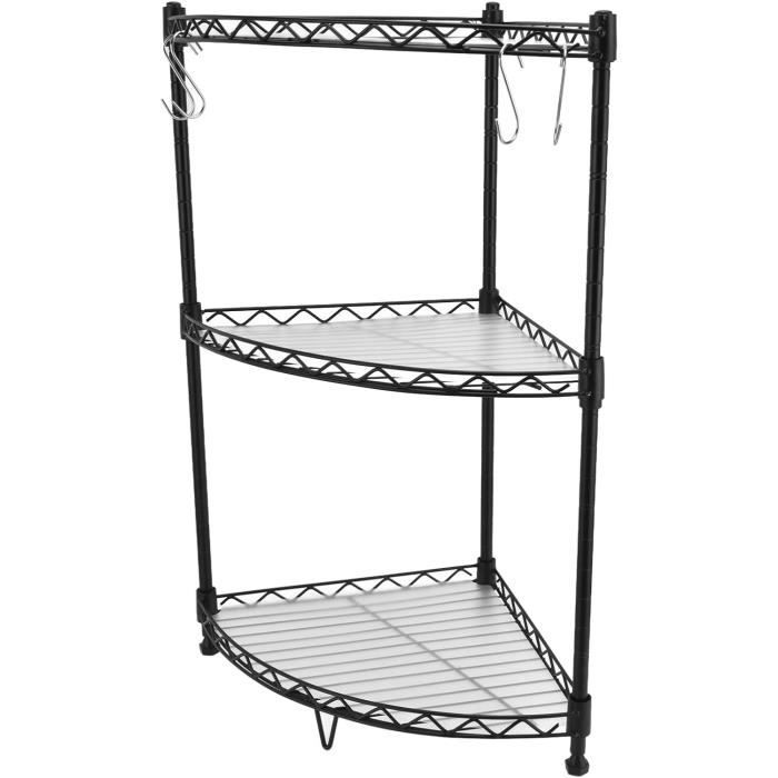 Étagère D'angle 5 Niveaux Tribesigns 180 Cm - Style Industriel, MDF Bleu, Pour Salon, Chambre, Salle De Bain, Gain De Place