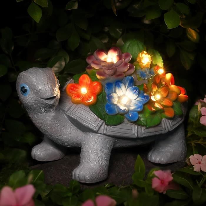 Carillon à Vent Extérieur En Forme De Tortue De Mer - 4 Tubes Aluminium + 6 Cloches - Son Apaisant Pour Jardin Ou Terrasse