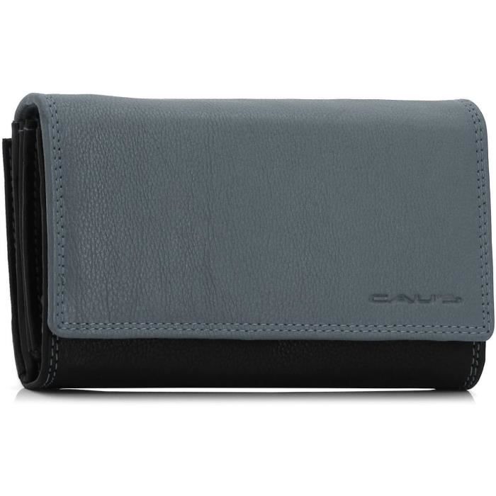 Portefeuille Porte-cartes En Cuir Véritable Noir - Marque Prime Hide - Neuf Avec étiquettes