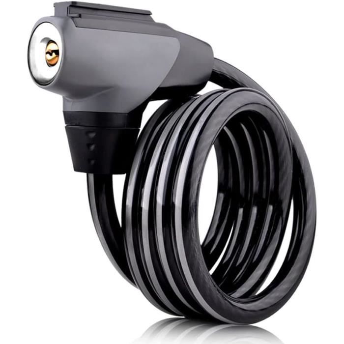 Câble Antivol Pour Vélo à Combinaison - Longueur 1,2 M, épaisseur 20 Mm, Résistant Aux Intempéries