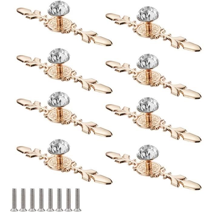 Quincaillerie Meuble,boutons De Meuble Colorés En Diamant,30mm,ronds,en