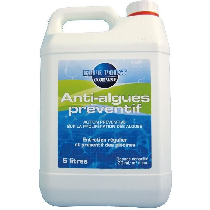Anti-algues - BLUE POINT COMPANY - Double action - Non moussant - 5 L