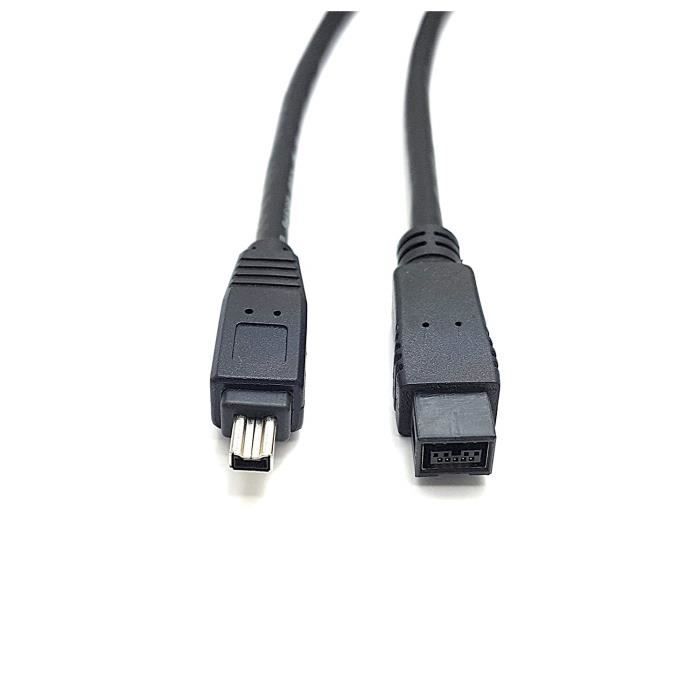INECK® câble firewire 800 vers 400 9 broches vers 4 broches IEEE 1394b