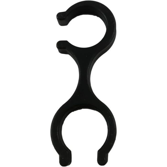 Clips de Rangement pour 2 Bâtons de Marche Trek Trekking Attache Plastique