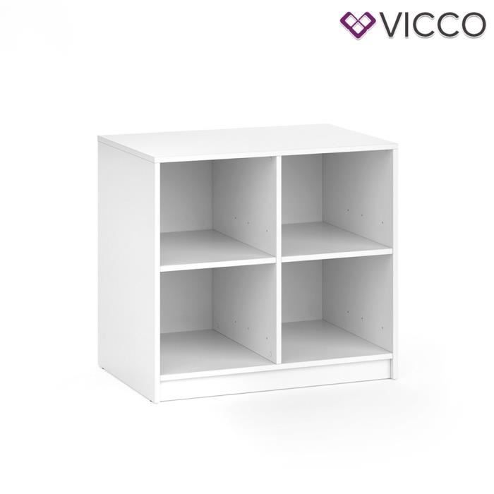 vicco armoire commode large visit - enfilade en quatre parties étagère chambre vestiaire