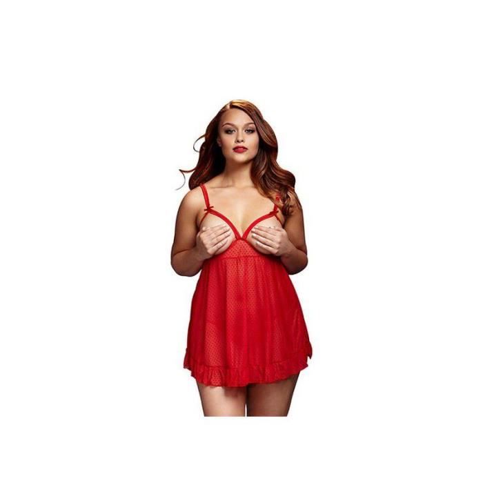 guepiere rouge grande taille