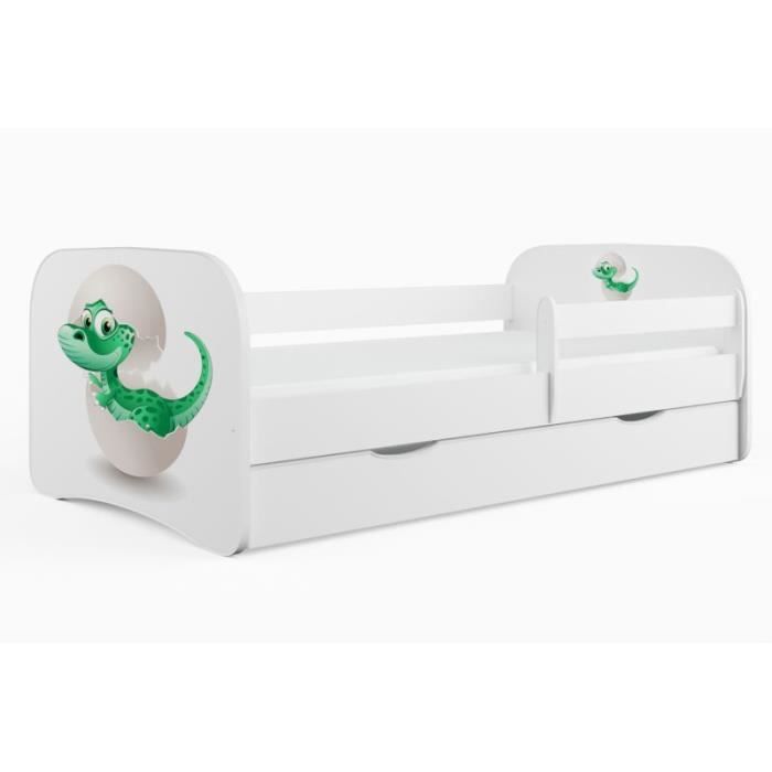 Lit enfant blanc Kocot Kids Babydreams sans tiroir sans matelas 160/80 Lit enfant blanc Kocot Kids Babydreams sans tiroir sans matelas 160/80