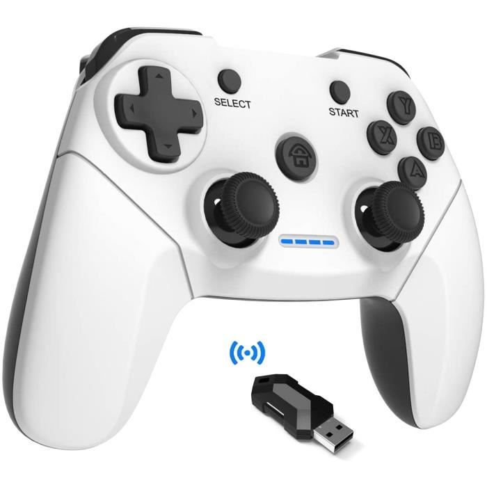 Maegoo Manette PC PS3 TV sans Fil, 2.4GHz Wireless Manette de Jeu