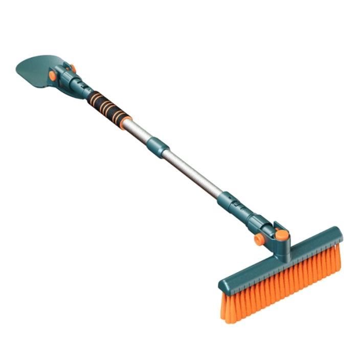 Brosse à Neige 2 En 1 Voiture - Grattoir à Glace Amovible Avec Poignée Ergonomique