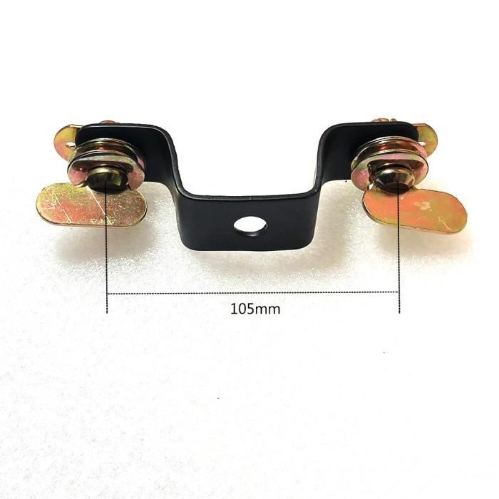 Lot De 8 Pinces D'éclairage DJ - Charge 150kg - Pliables - Aluminium Noir