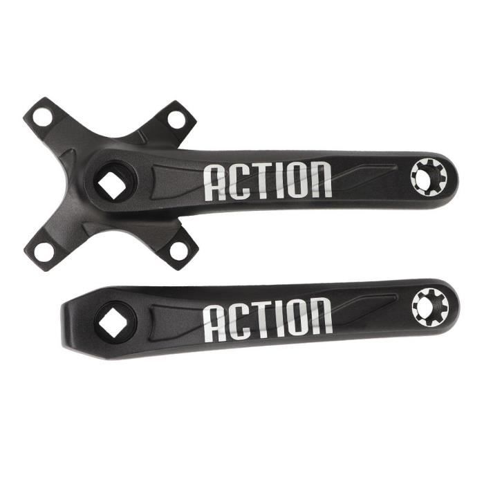 Manivelle Gauche Vélo - Bras De Manivelle Alliage Aluminium, Trou Carré Horizontal, 170mm, Pour Vélo Route, VTT, Fixie