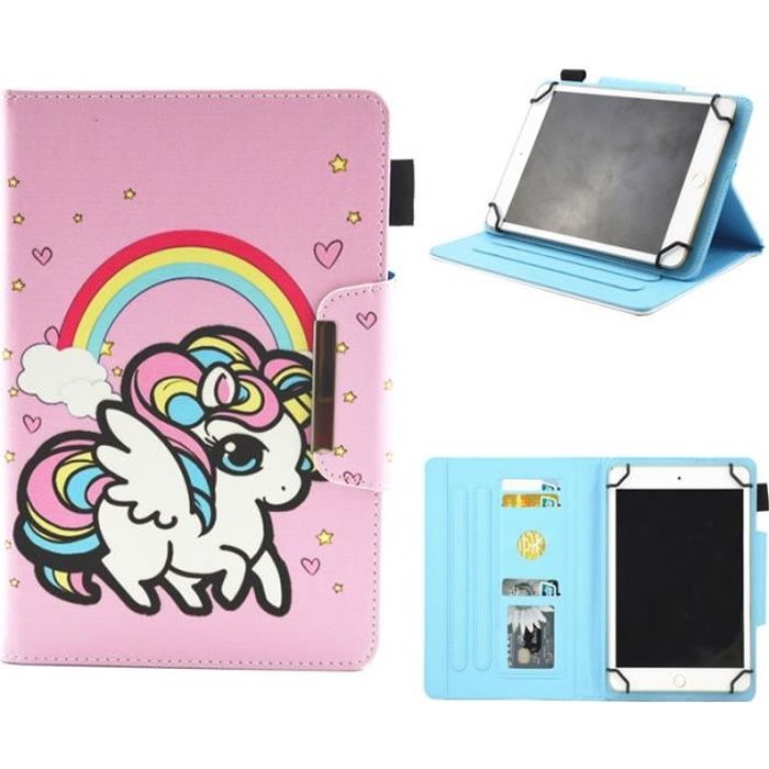 Lovewlb Tablet Custodia per Danew Dslide 1013qc 16go Custodia Pelle Stand Case Cover SN
