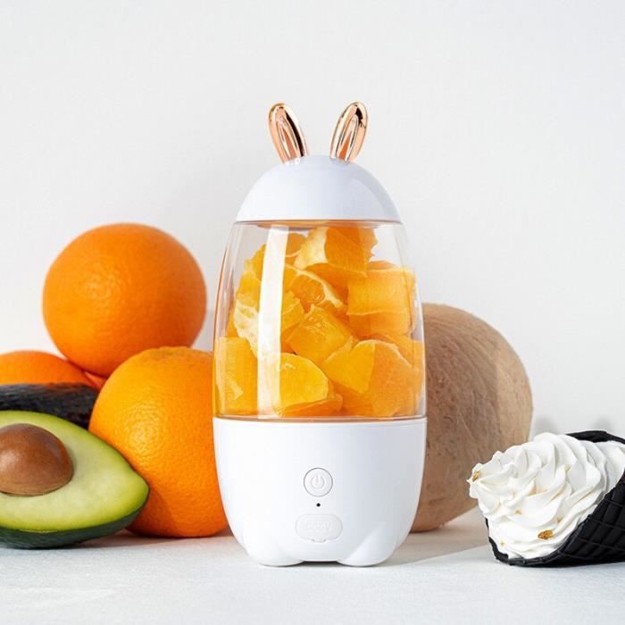 Blender,Mini presse agrumes Portable électrique USB,mixeur pour Smoothie aux fruits,robot culinaire personnel - Type white -B