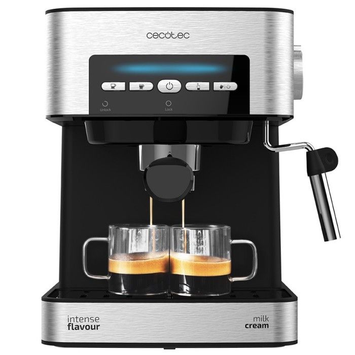 Cecotec Machine /à Caf/é Express Power Expresso 20 Tradizzionale pour expressos et capuccinos