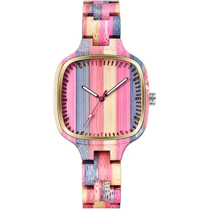 Montre Femme Carrée 25mm - Bracelet Acier Inoxydable, Mouvement Quartz - Élégante Et Minimaliste - 7
