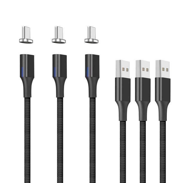 Câble De Charge Magnétique USB-C Pour SUUNTO Run - 1 Mètre, Fixation Forte, Charge Rapide Sécurisée