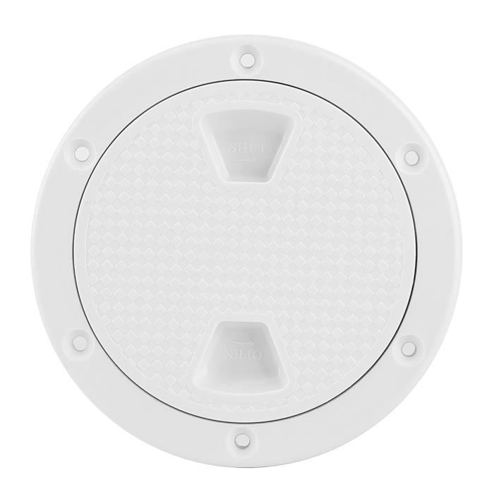 Couvercle De Trappe D'inspection Rond Pour Bateau - Étanche, Avec Joints Double Caoutchouc/EVA - Tailles 12.7cm Ou 15.2cm